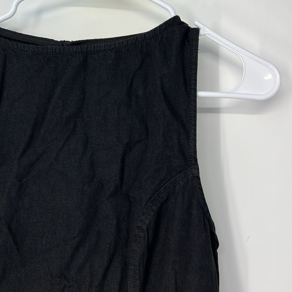 Asos NWOT black mini dress women’s 4-6 - Picture 3 of 7